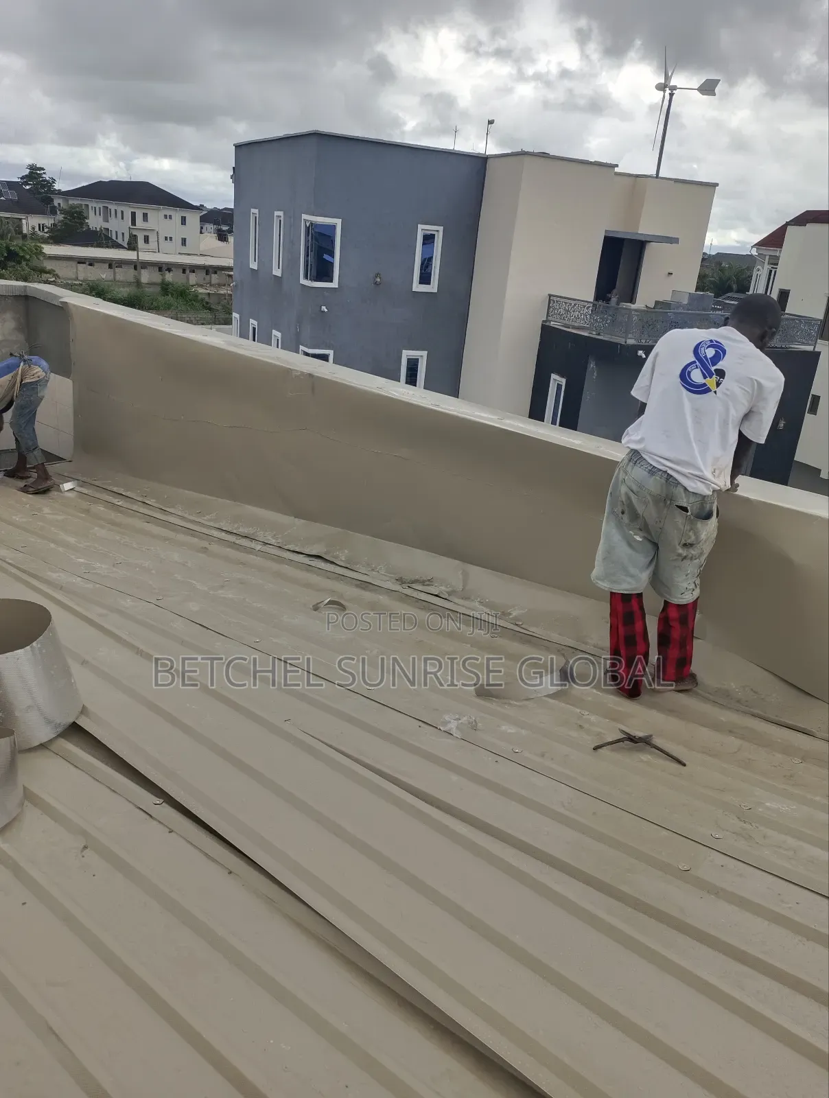 Long Span Aluminum Beige Installation