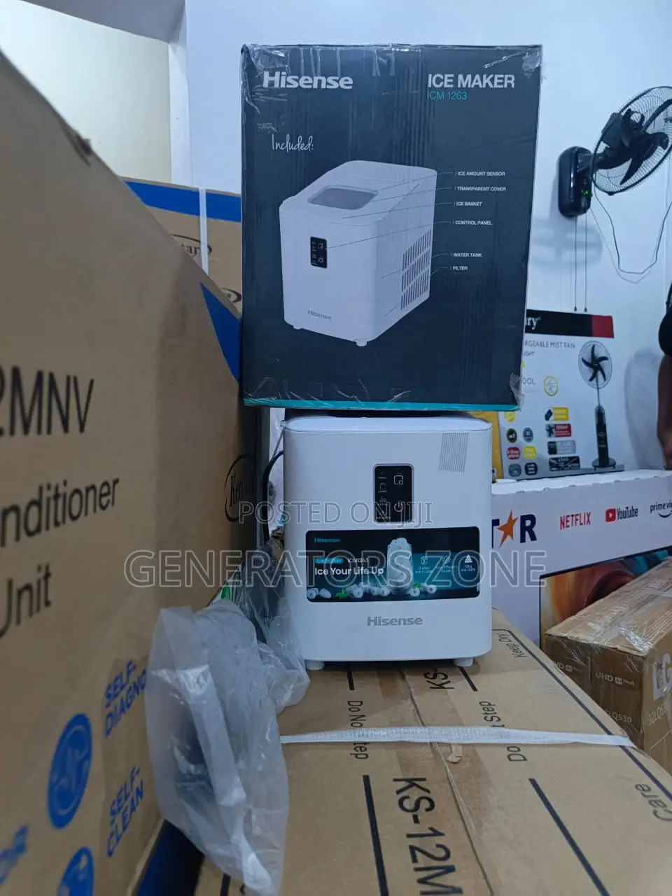 Hisense 12kg Ice Maker Icm1263 S L – Continuous Ice Flow