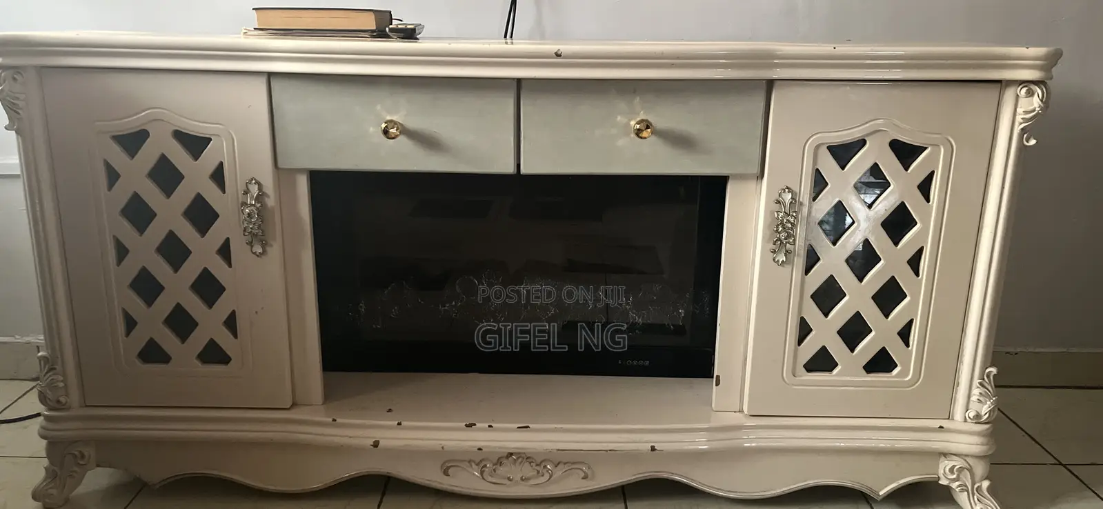 Tv Console With Fireplace