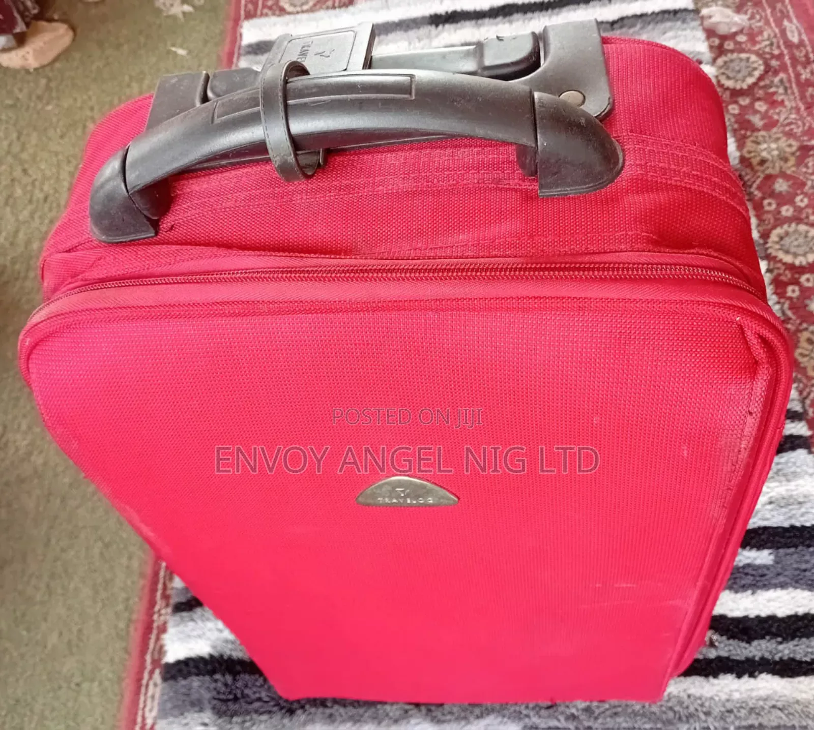 Red Luggage Bag