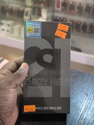 New Samsung Galaxy S21 Ultra 5G 128 GB Black
