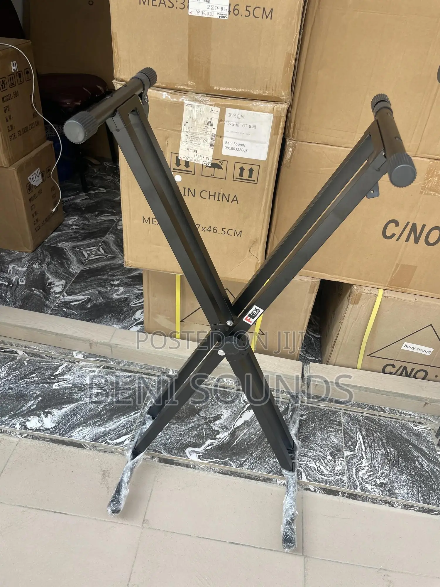 Double Tube Keyboard Stand Detachable
