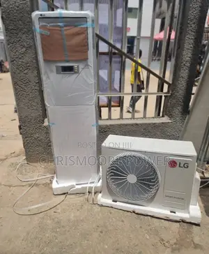 New One Lg 3hp Smart Inverter Gencool Floor Standing Ac 2yrs