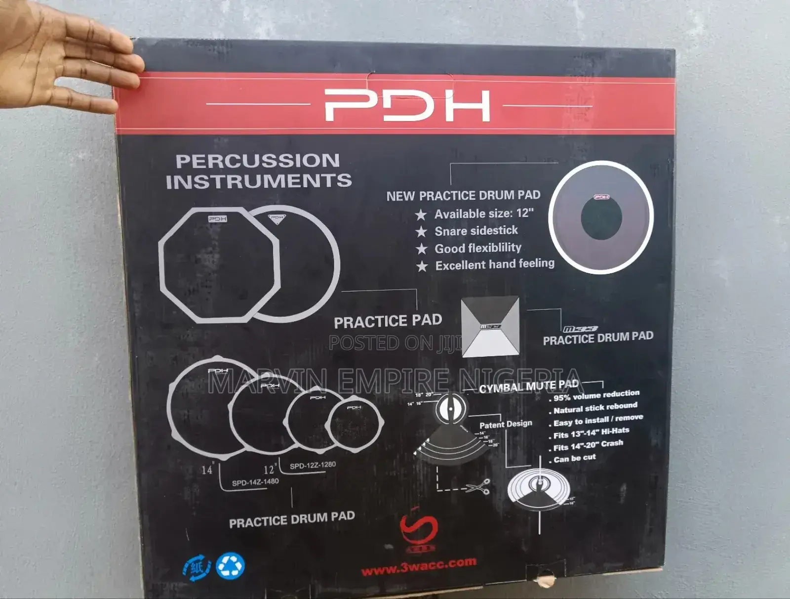 Professional PDH Chemical Drum Head (Velom)