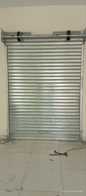 Galvanised Manual Roller Shutter Door