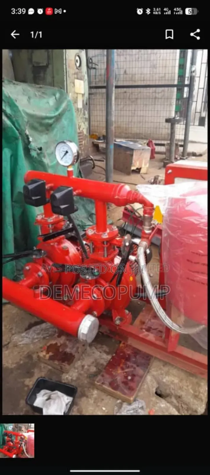 Booster Pump Machine