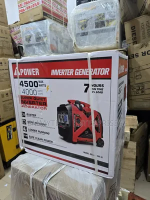 I Get Ipower Inverter Soundproo Petrol Gen Low Fuel Consumption 4.5kva