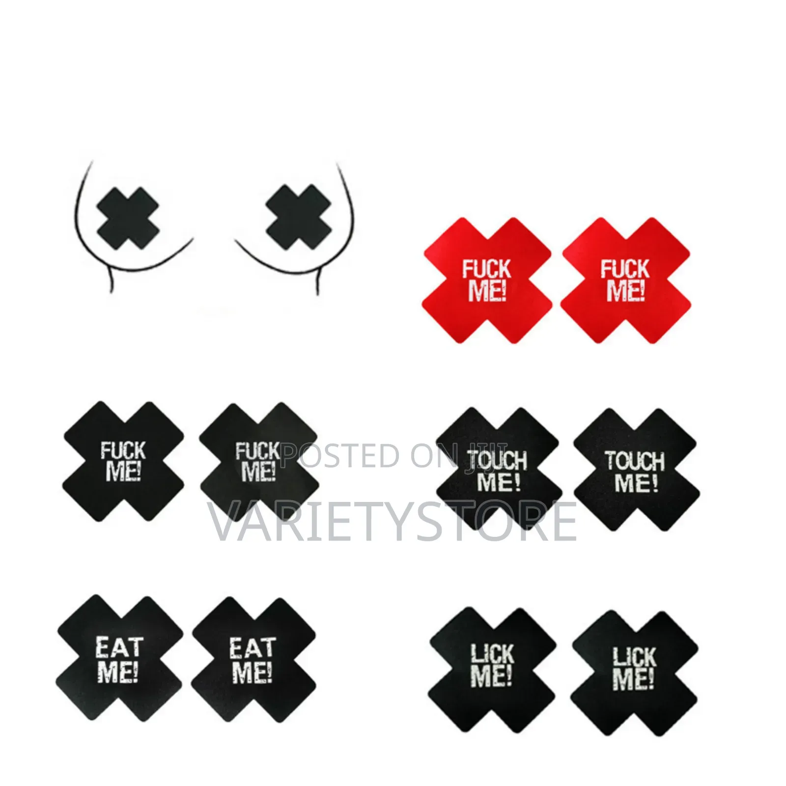 1 Pair Disposable Nipple Cover Chest Paste Nipples Sticker