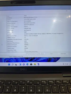 Laptop Dell Latitude 5300 8GB Intel Core i5 SSD 256GB