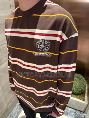 Chrome Hearts Striped Ls Tee*