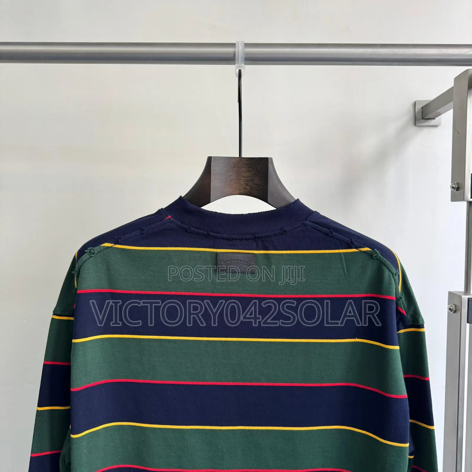 *Chrome Hearts Striped Ls Tee