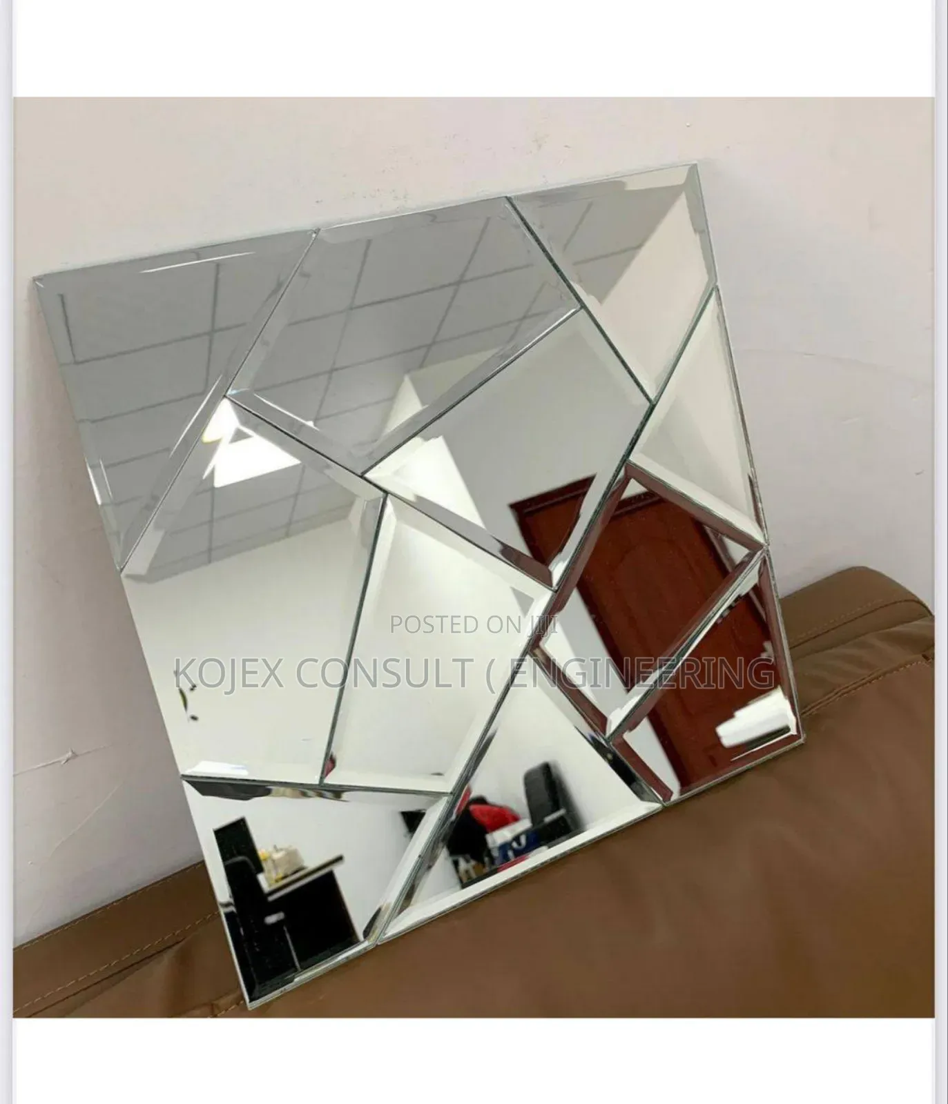 Mosaic Adhesive Wall Mirror Available Now.