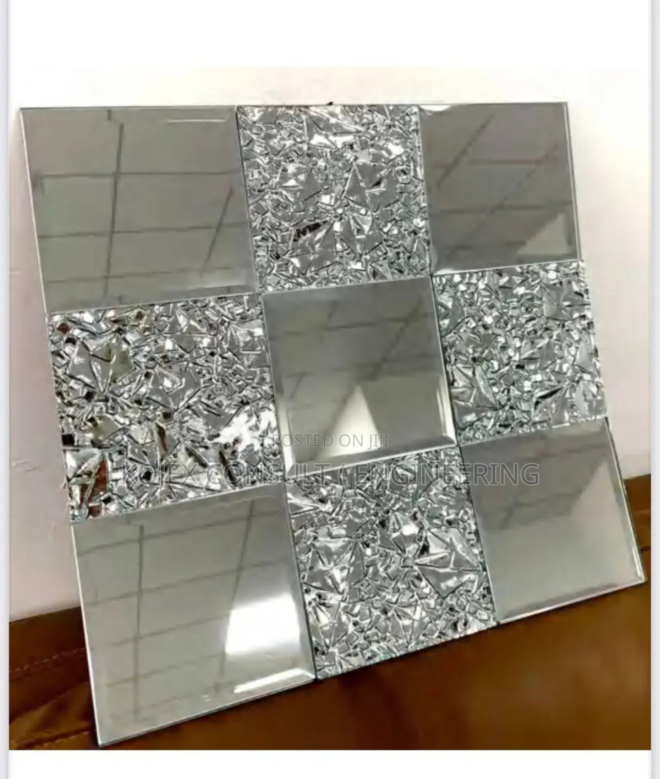 Mosaic Adhesive Wall Mirror Available Now.