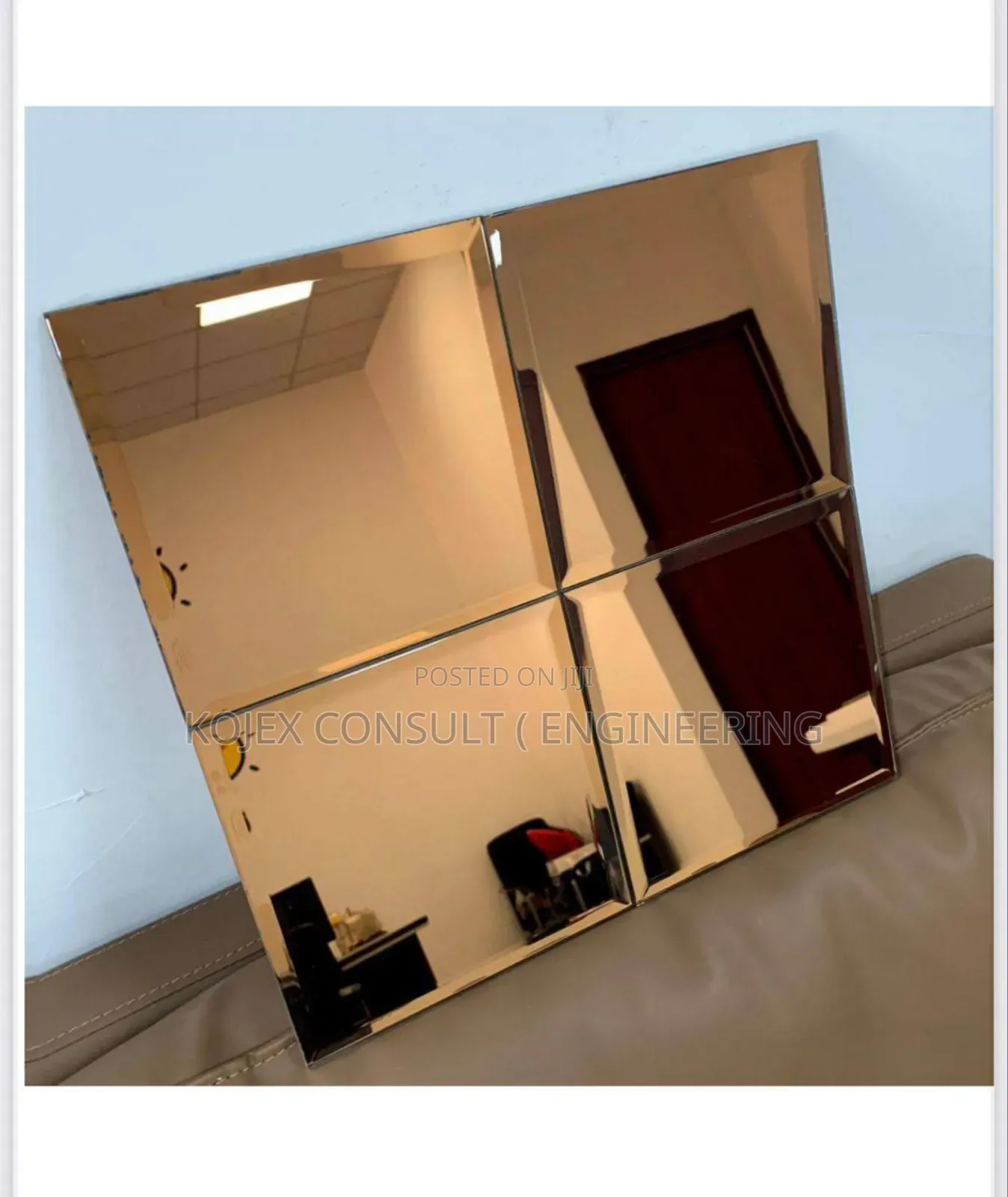 Mosaic Adhesive Wall Mirror Available Now.
