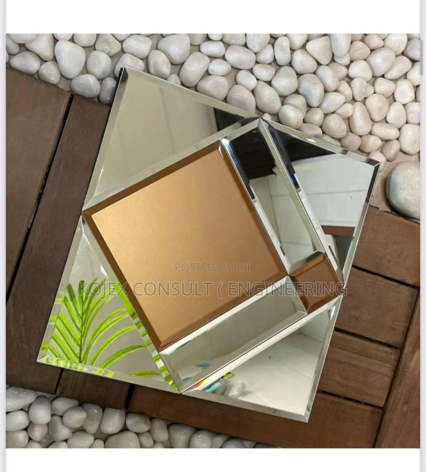 Mosaic Adhesive Wall Mirror Available Now.