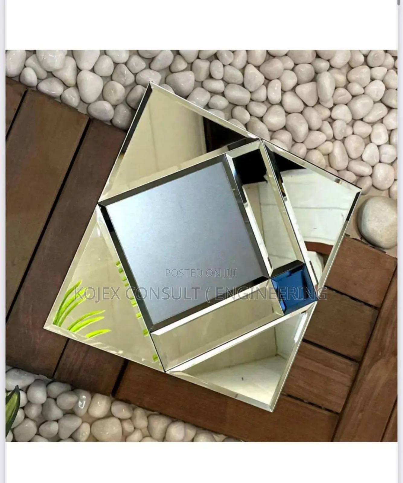 Mosaic Adhesive Wall Mirror Available Now.