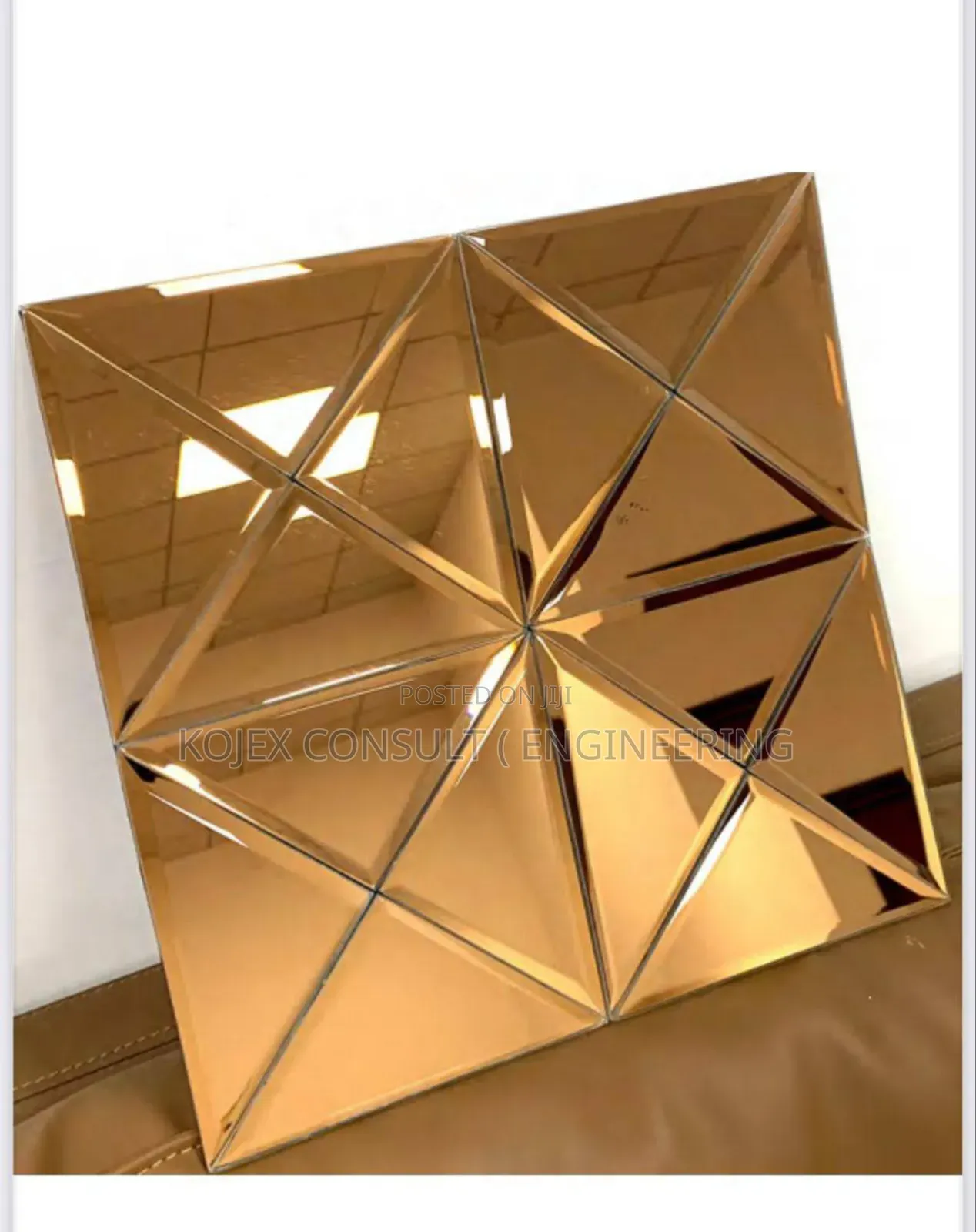 Mosaic Adhesive Wall Mirror Available Now.