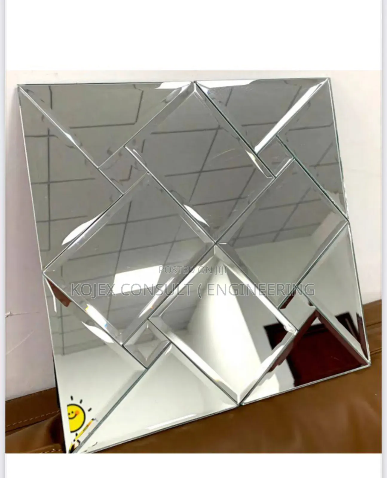 Mosaic Adhesive Wall Mirror Available Now.