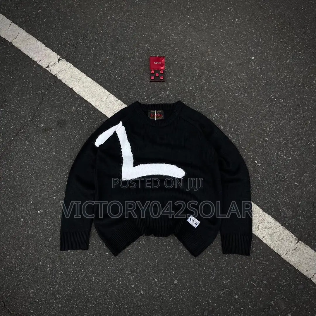 *Palace X Evisu Seagull Knit Black*