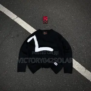 *Palace X Evisu Seagull Knit Black*