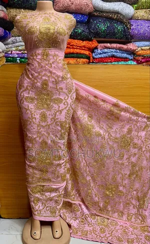 Luxury Hand Beaded George With Crystal Stones