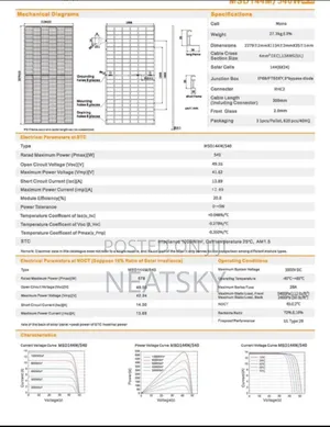 Fl-550w Solar Panel, Half Cell, High Efficiency (Fl-M550)