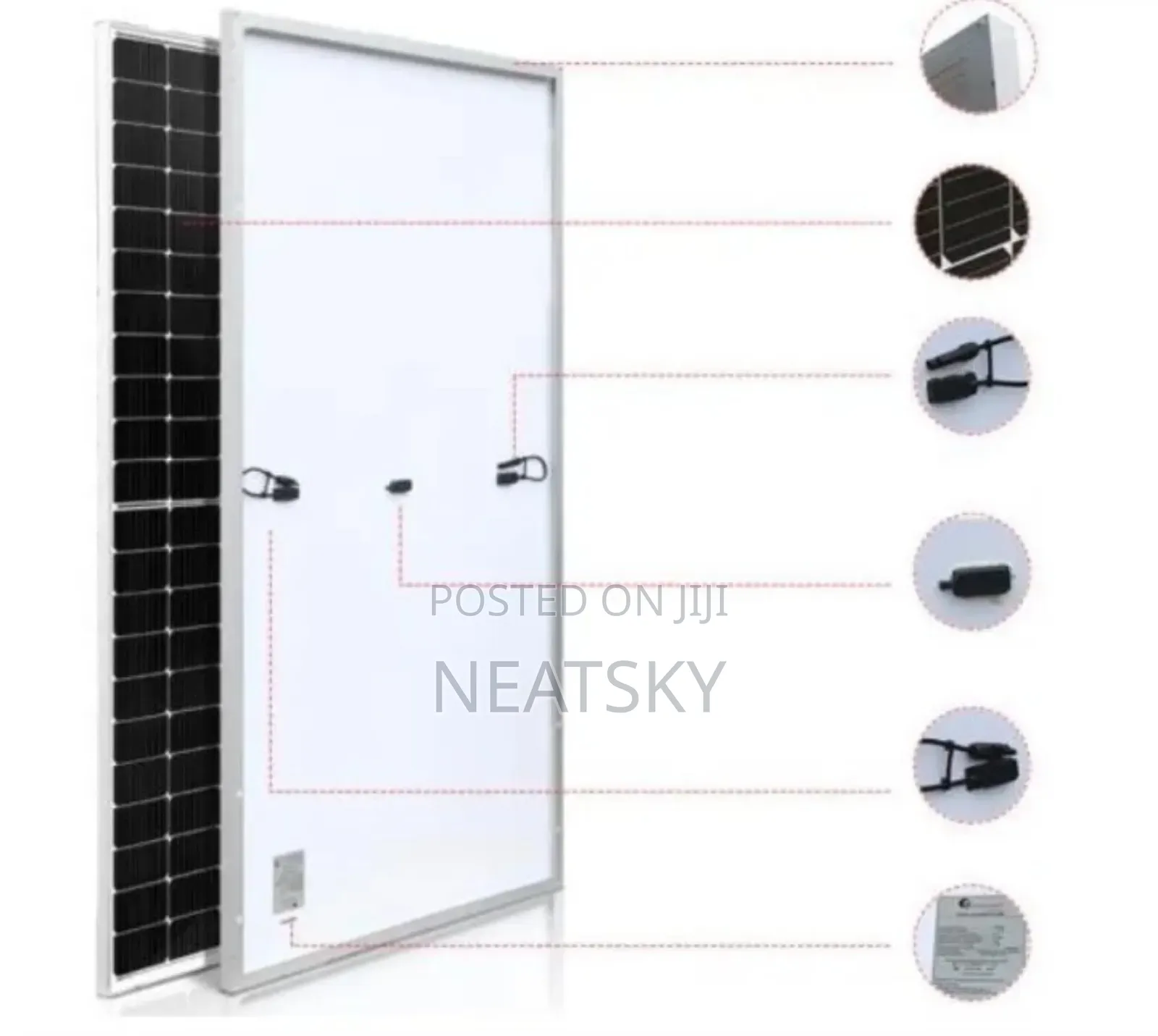 Fl-550w Solar Panel, Half Cell, High Efficiency (Fl-M550)