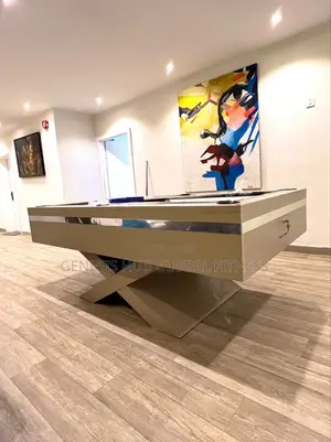 X Leg Luxury Pool Table With Complete Accessories