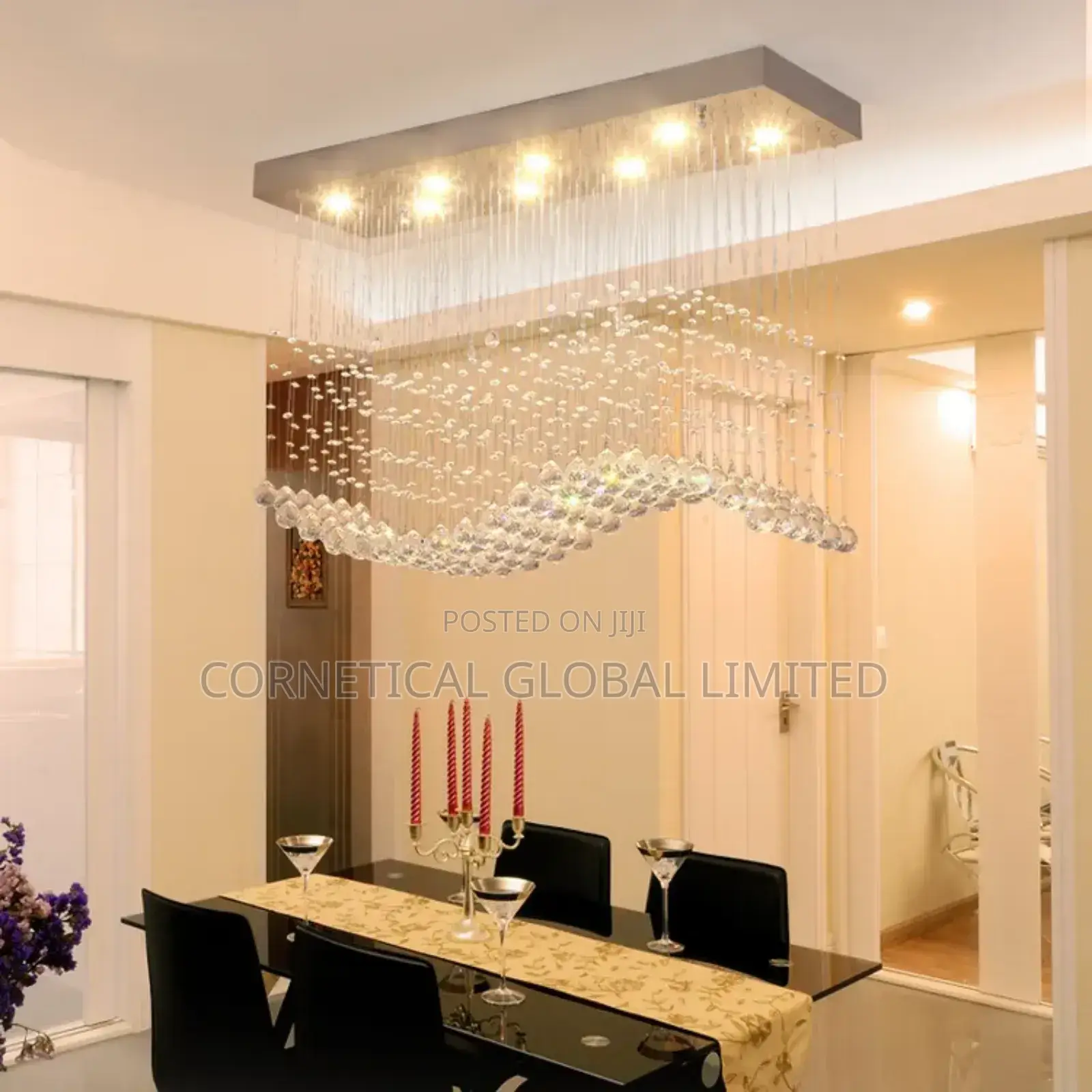 Modern Quality Luxury Crystal Led Drop Chandelier Light