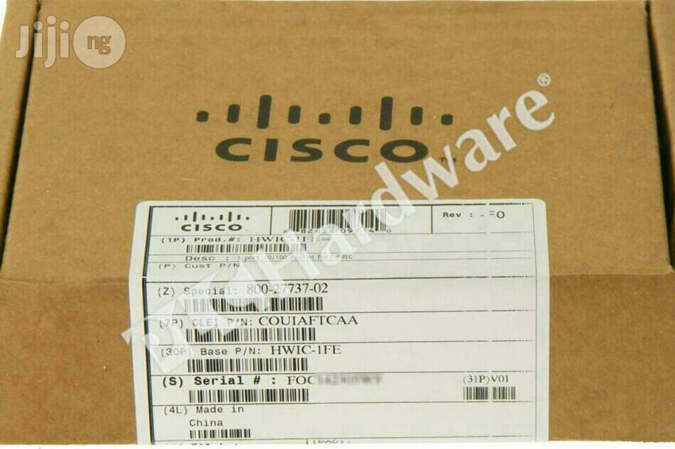. Cisco HWIC-1FE 1-Port 10/100 Routed Layer