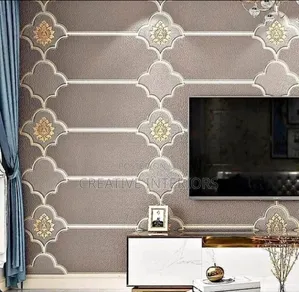 3d Embossed Flock Wallpaper