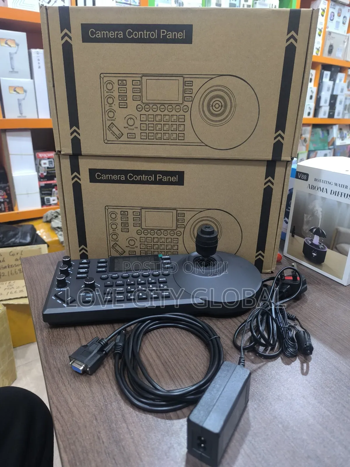 7 Channel Conference PTZ Camera Controller Panel 3-Inch LCD Screen