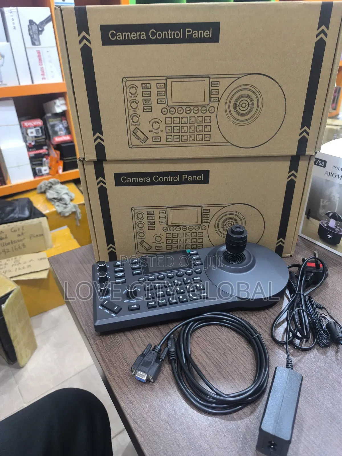 7 Channel Conference PTZ Camera Controller Panel 3-Inch LCD Screen
