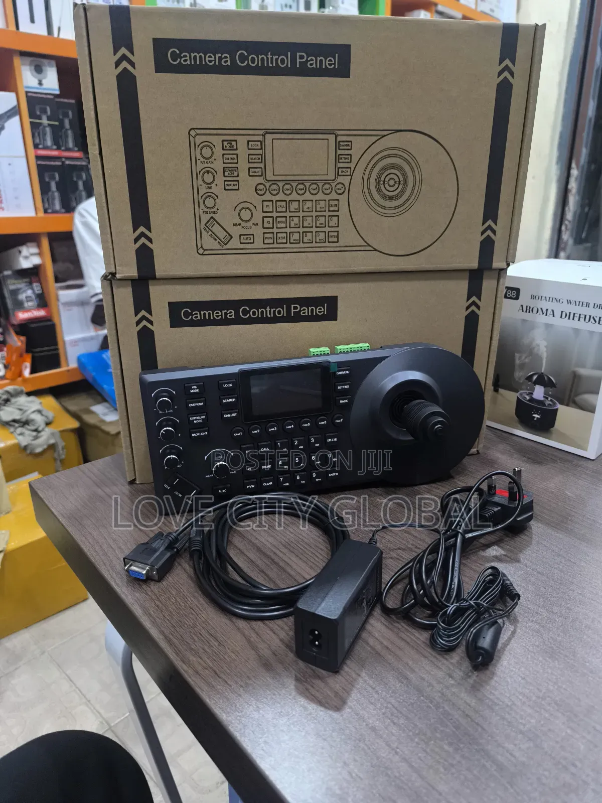 7 Channel Conference PTZ Camera Controller Panel 3-Inch LCD Screen