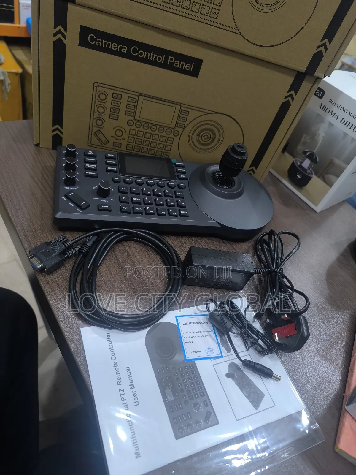 7 Channel Conference PTZ Camera Controller Panel 3-Inch LCD Screen