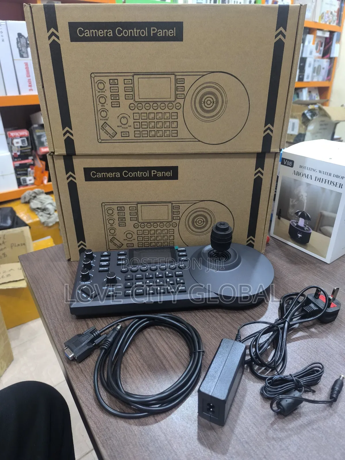 7 Channel Conference PTZ Camera Controller Panel 3-Inch LCD Screen