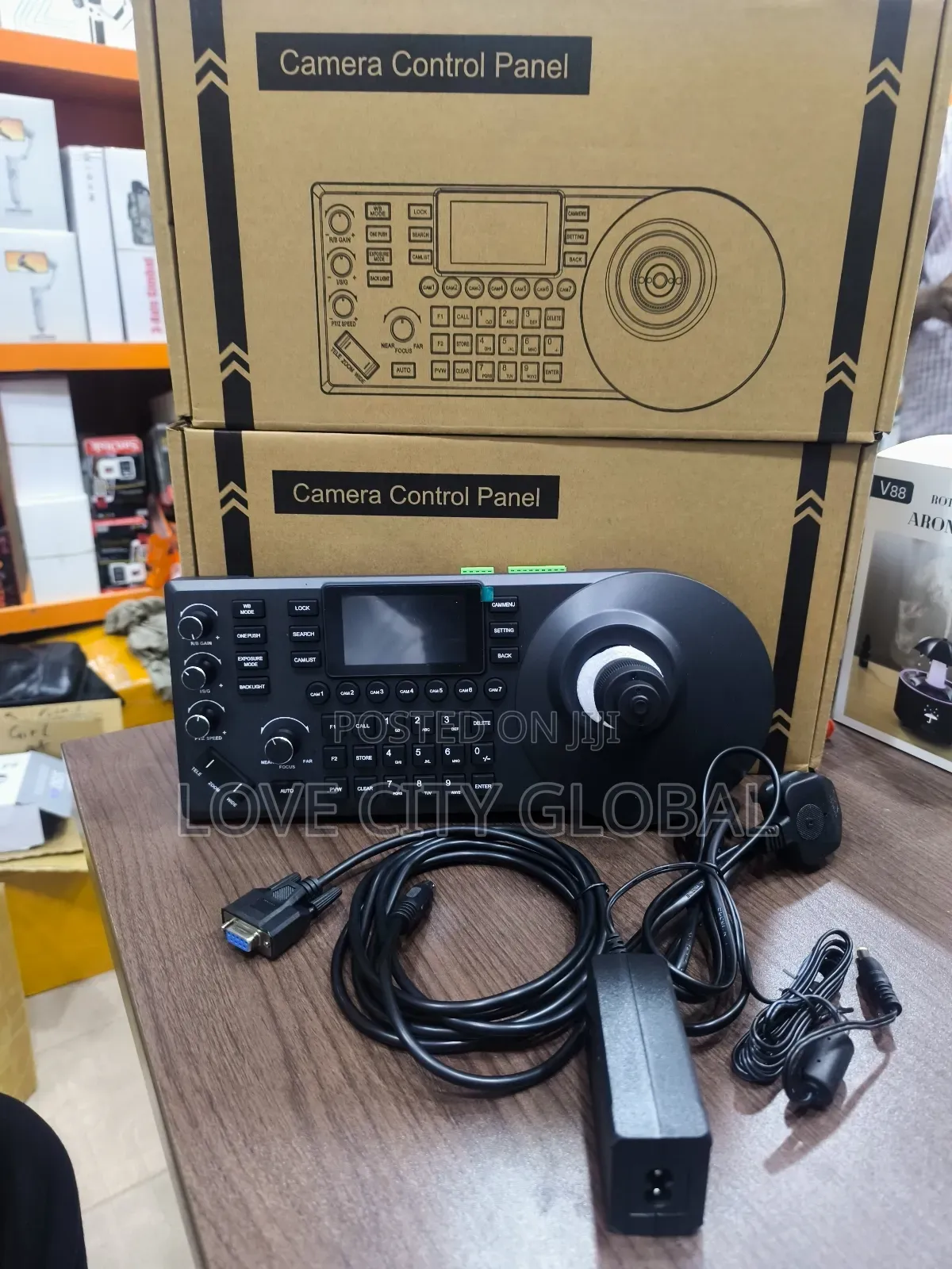 7 Channel Conference PTZ Camera Controller Panel 3-Inch LCD Screen