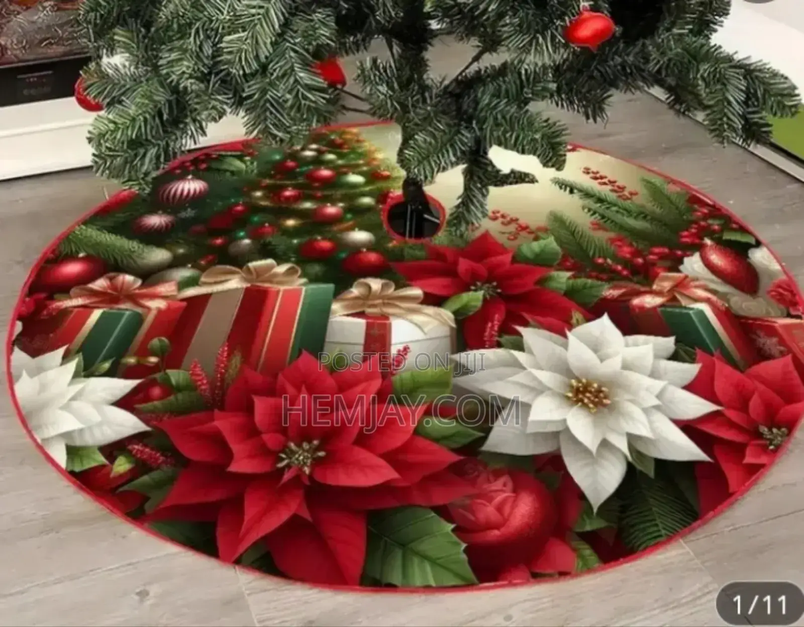 Christmas Tree Skirt (Tree Root Decoration)