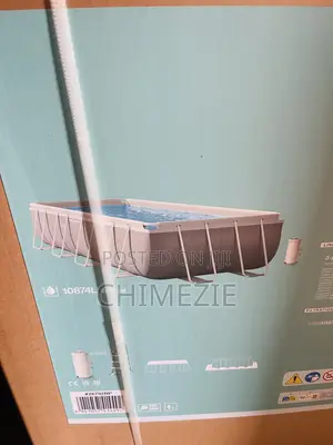 Intex Prism Frame Rectangular Premium Pool Set (16ft X 8ft X 42in).