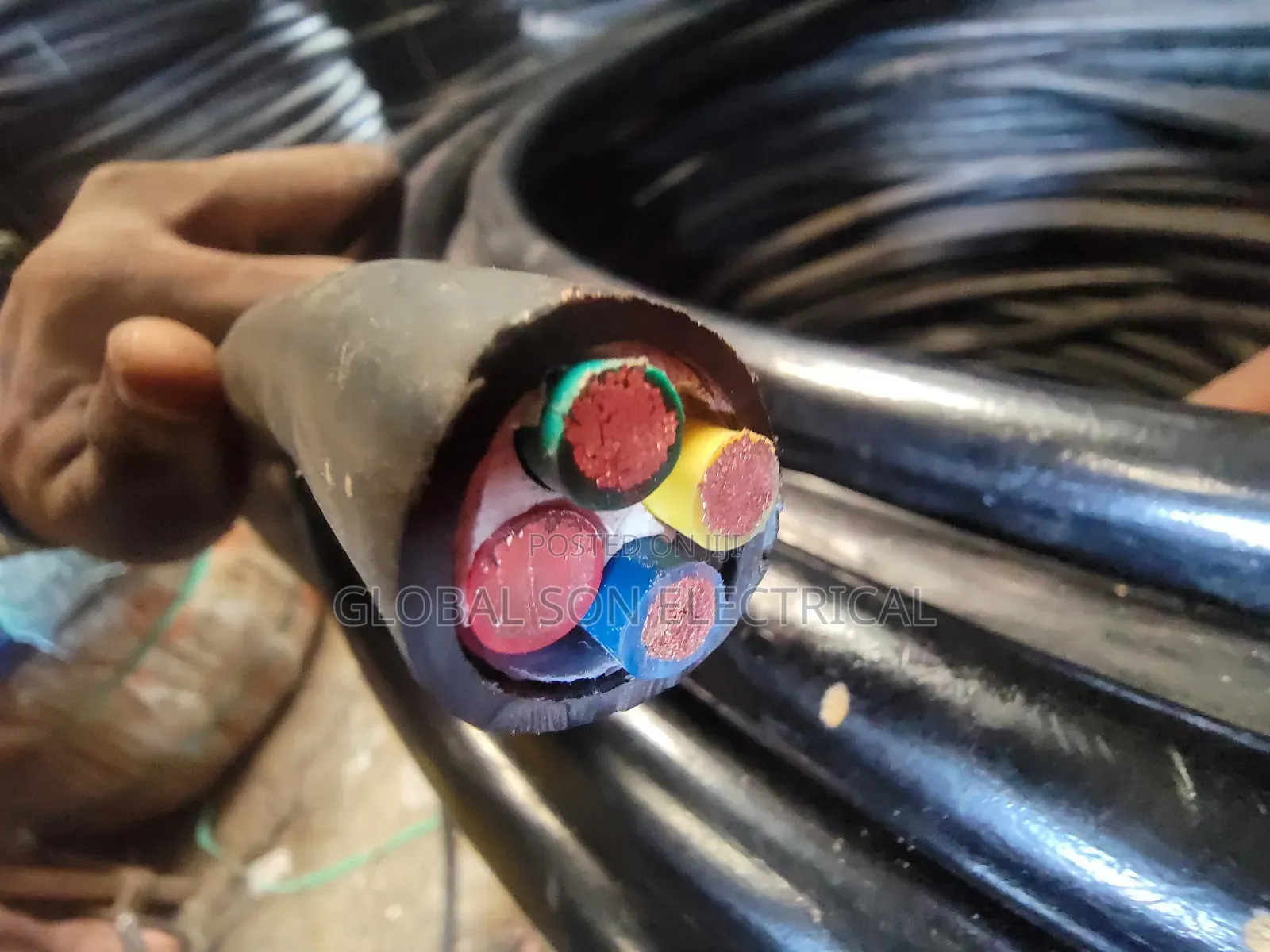 25mm 4core Flexible Wire