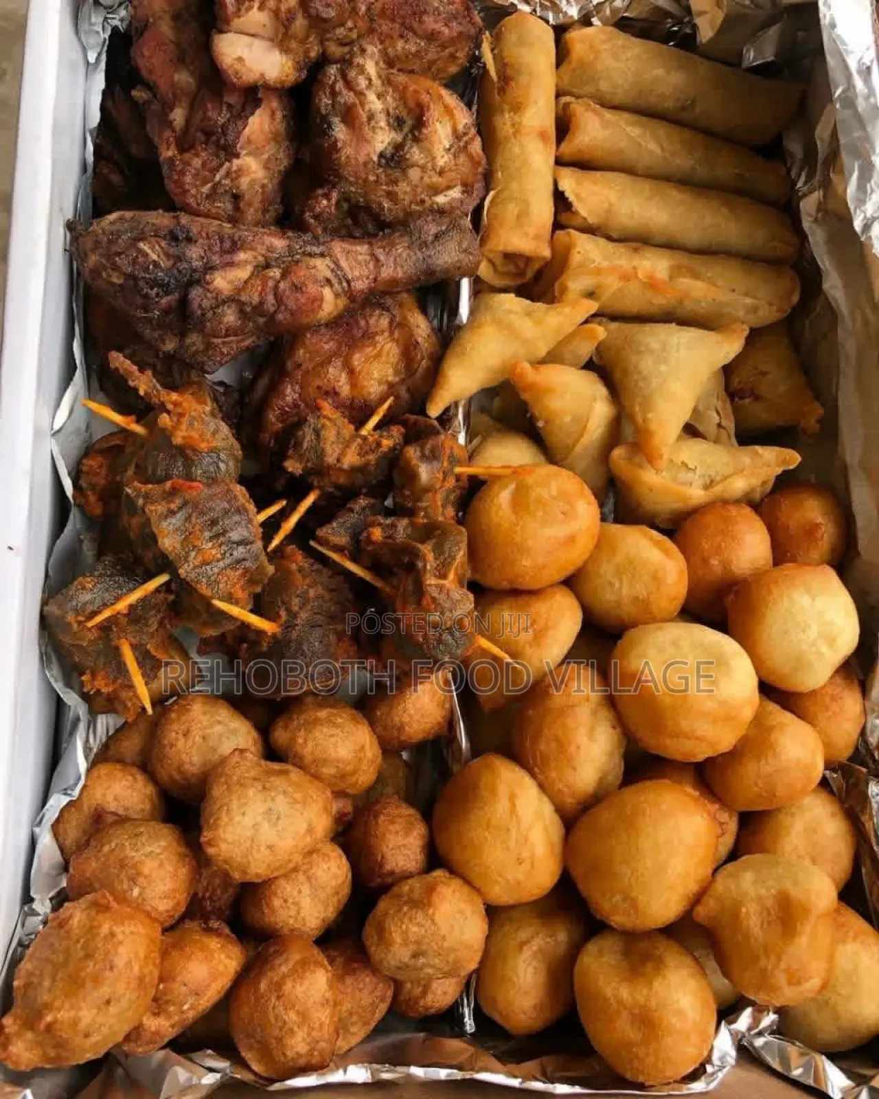Small Chops Platters Individual Packages