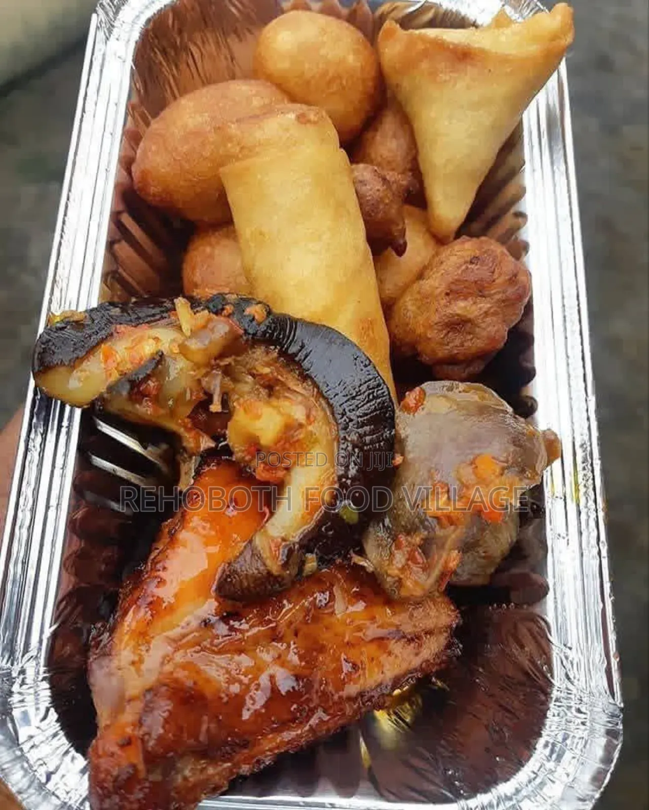 Small Chops Platters Individual Packages