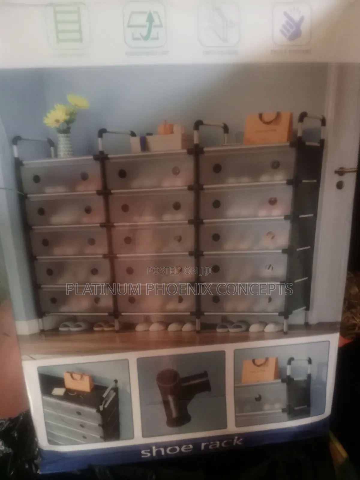2by7 Layers Shoe Rack Wardrobe