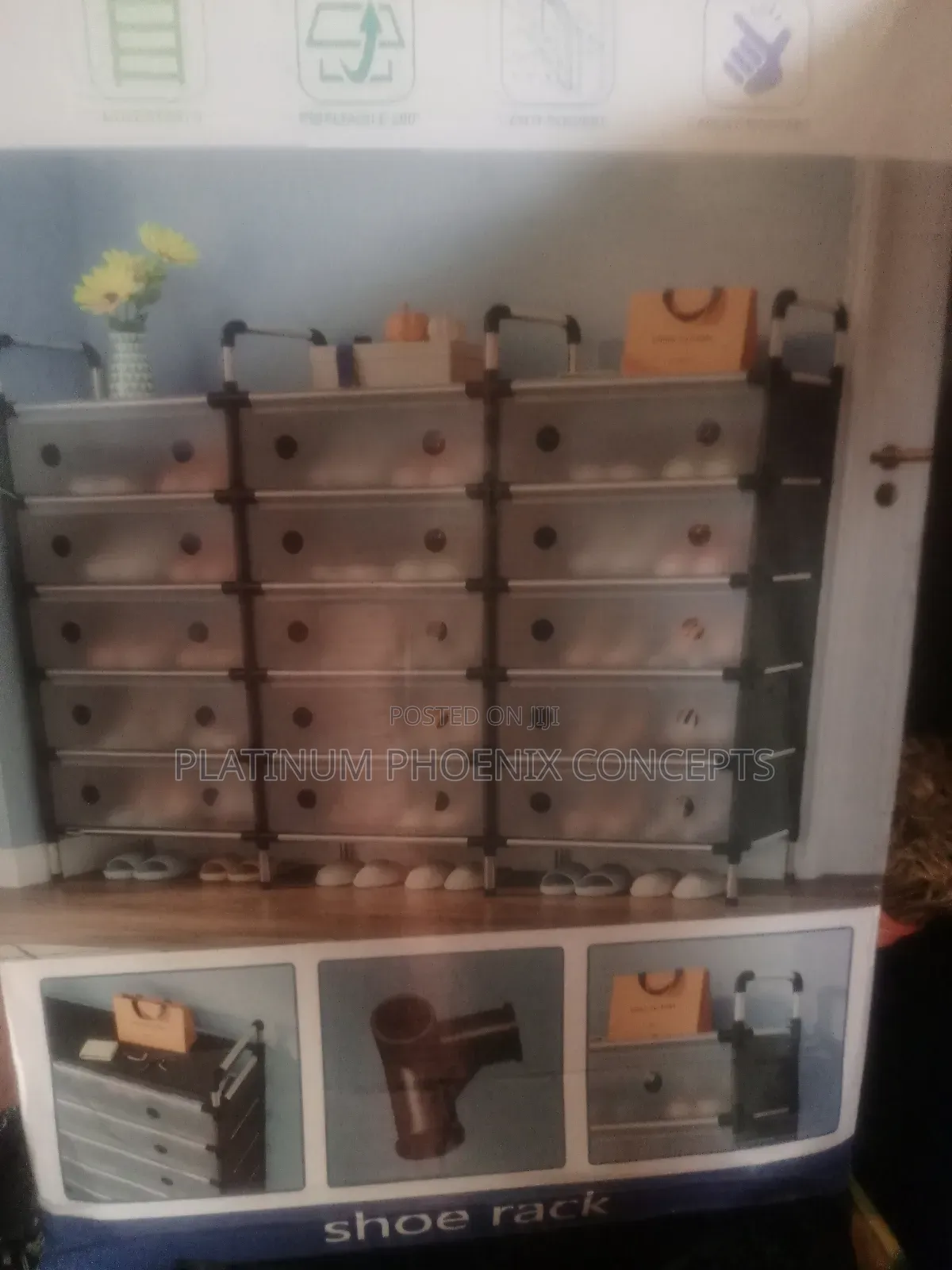 2by7 Layers Shoe Rack Wardrobe
