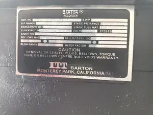 Barton Circular Chart Recorder