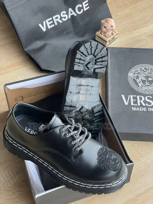 Versace Men's High Sole Lace Up Shoes