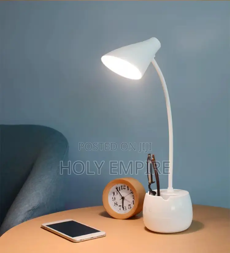 Led Usb Charging Table Lamp Touch Control Reading Light With Storage