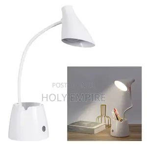 Led Usb Charging Table Lamp Touch Control Reading Light With Storage