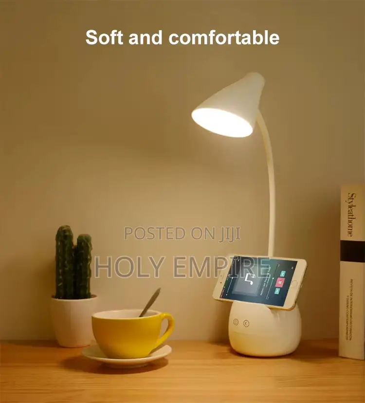 Led Usb Charging Table Lamp Touch Control Reading Light With Storage