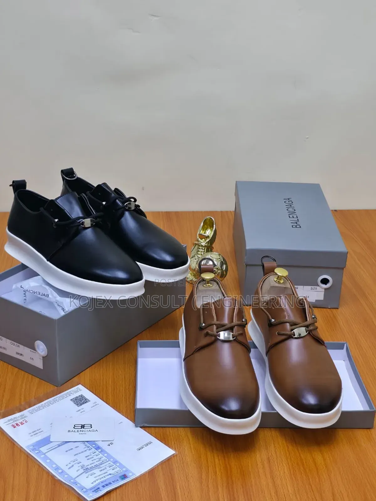 Balenciaga Laced Corporate Loafers